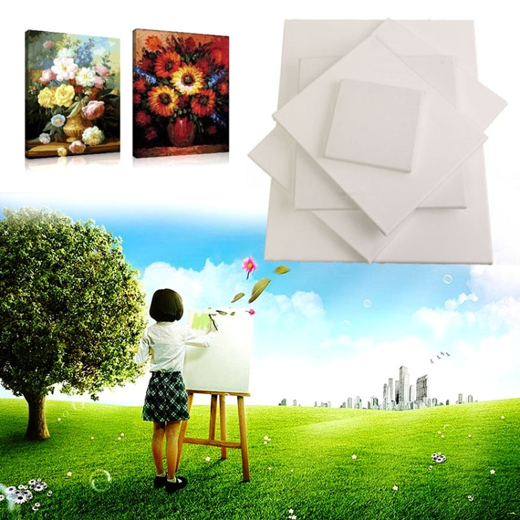 Oil Acrylic Paint White Blank Square Artist Canvas Wooden Board Frame, Board Frame, 15x15cm, Board Frame, 20x20cm, Board Frame, 25x30cm, Board Frame, 30x30cm, Board Frame, 40x40cm, Board Frame, 40x50cm