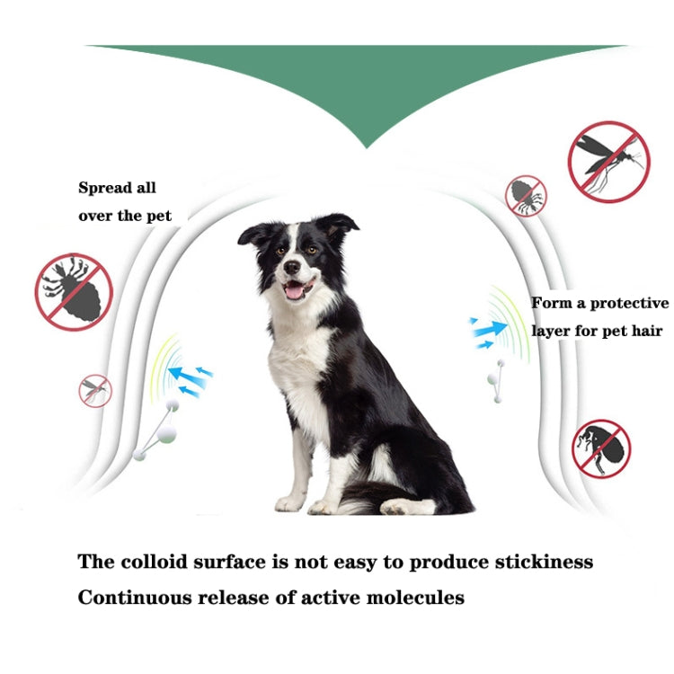 Pet Flea & Anti-Lice Collar Pet In Vitro Insect Repellent Ring, Small Dog/38cm, Large Dog/70cm