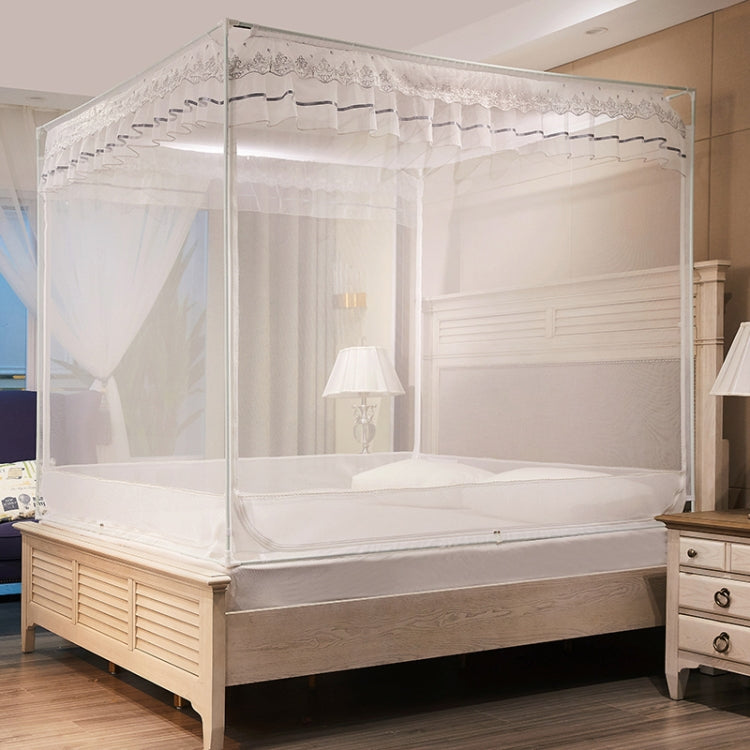 Household Free Installation Thickened Encryption Dustproof Mosquito Net, 120x200 cm Full Bottom, 150x200 cm Full Bottom, 180x200 cm Full Bottom, 180x220 cm Full Bottom, 200x220 cm Full Bottom, 120x200 cm Bed Back, 150x200 cm Bed Back, 180x200 cm Bed Ba...