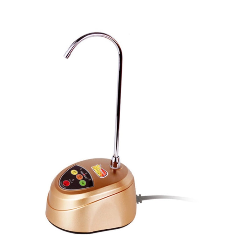 KAMJOVE P-01 Barreled Automatic Water Dispenser Electric Water Absorber CN Plug, P-01 (Gold), Black With Display