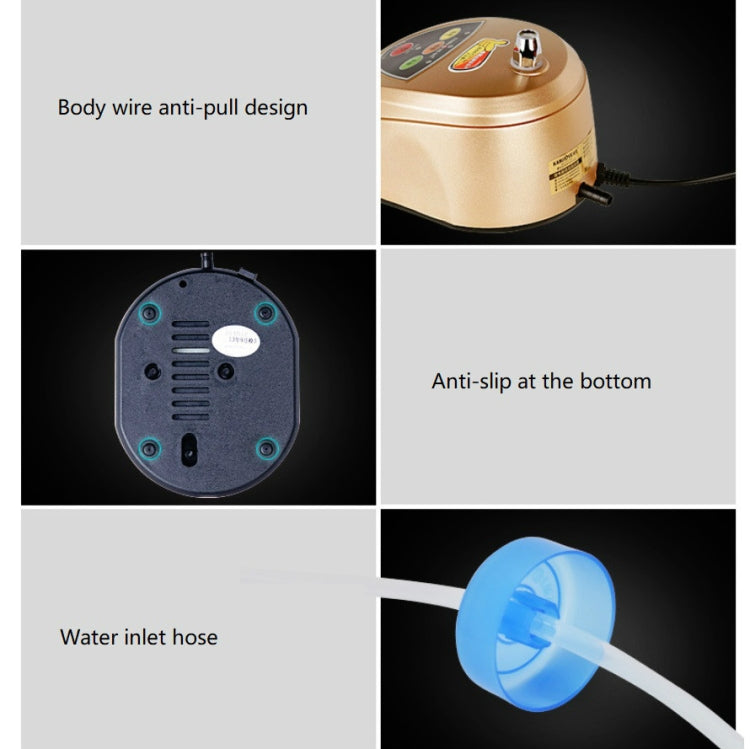 KAMJOVE P-01 Barreled Automatic Water Dispenser Electric Water Absorber CN Plug, P-01 (Gold), Black With Display