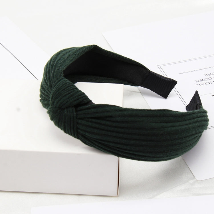Soft Knotted Headband Hairband Lady Bow Hair Hoop Hair Accessories, Black, Pink, Wine red, Gray, Green, Navy Blue, Yellow, Khaki, Dark gray, Cyan