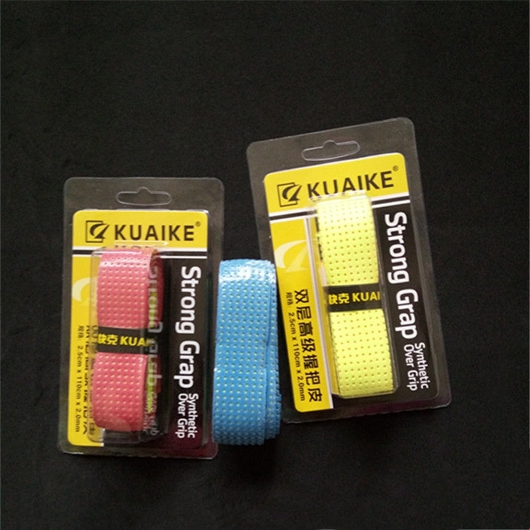 Double-layer Sweat-absorbent Anti-slip Tape for Badminton Racket / Fishing Rod, Random Color Delivery, 110 x 2.5cm Random Color