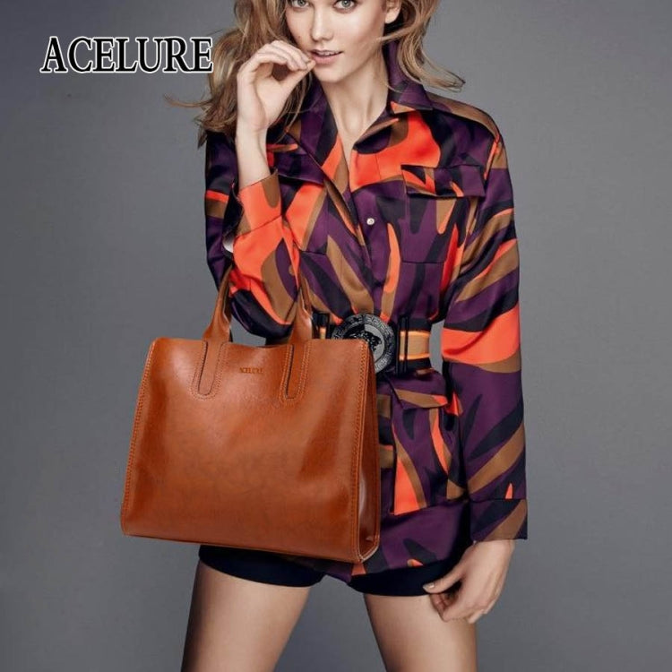 Leather Handbags Big Women Bag Casual Female Bags Trunk Tote Shoulder Bag Ladies Large Bolsos, Gray, Brown, Black, Green, Blue, Coffee, Burgundy, Pink