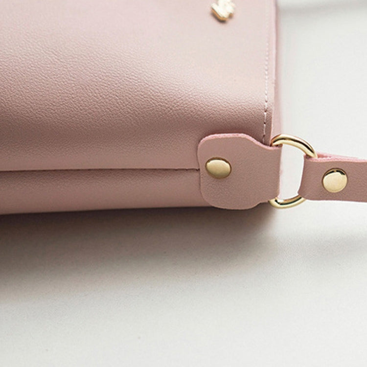 Women Solid zipper Shoulder Bag Crossbody Bag Messenger Phone Coin Bag