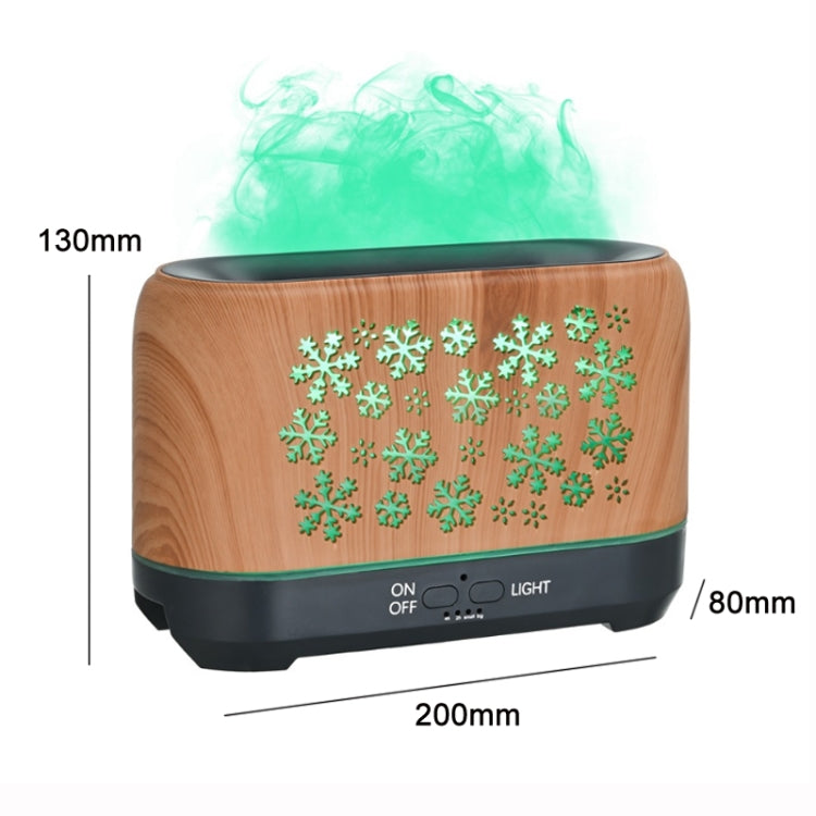 Home Colorful Simulation Flame Incense Smoked Lamp Humidifier, Remote Control, Without Remote Control