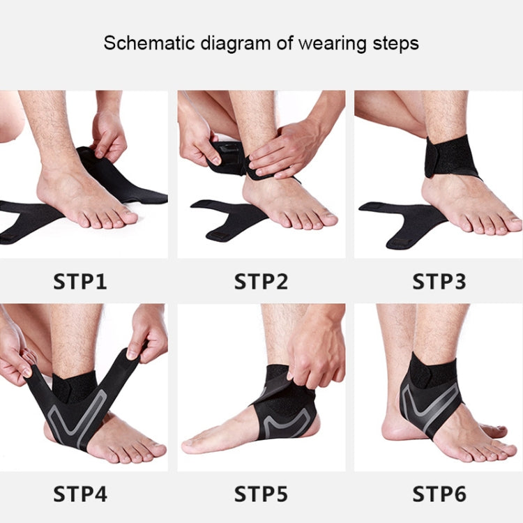 Sport Ankle Support Elastic High Protect Sports Ankle Equipment Safety Running Basketball Ankle Brace Support, M, L, S, XL