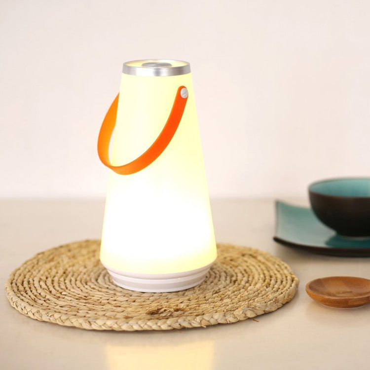 Portable Touch Switch Rechargeable LED Table Lamp Outdoor Camping Emergency Night Light with Handle