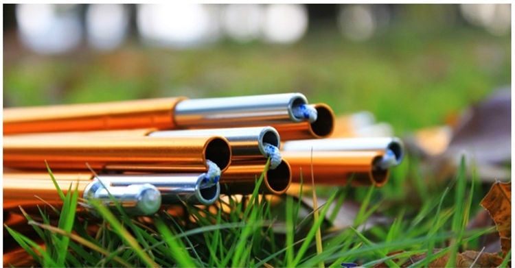 Outdoor Camping Tent Pole Aluminum Alloy Tent Rod Tent Support Poles Tent Accessories