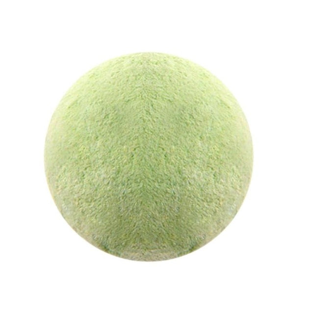 3 PCS 10g Natural Bubble Shower Bombs Ball Bath Salt Body Essential Oil Bath Ball, Green, Blue, Purple, Red, Yellow, Pink