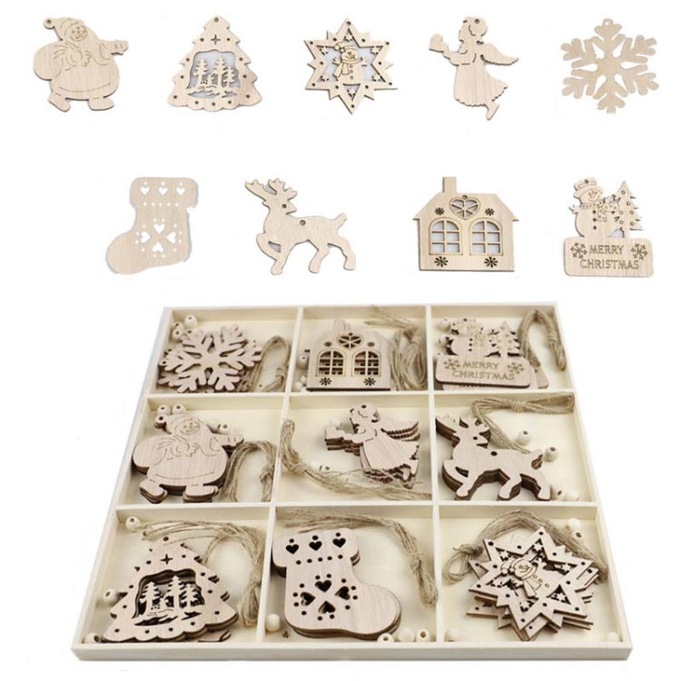 Christmas Creative DIY Decoration Gift Set  Handmade Wood Chip Pendant, JM02027, JM02028, JM02029, JM02030, JM02031, JM02032, JM02033, JM02034, JM02035, JM02036, JM02037, JM02038, JM02039, JM02040, JM02041