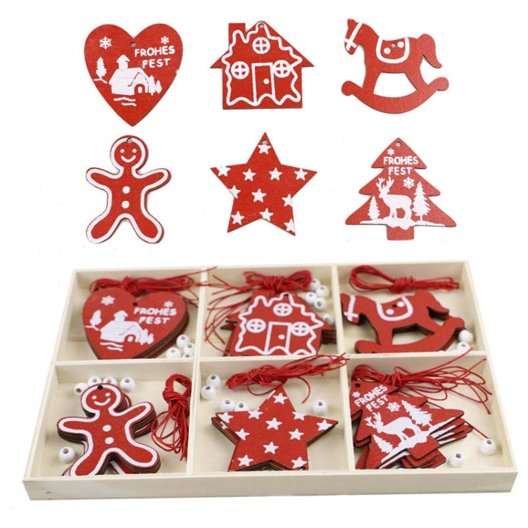 Christmas Creative DIY Decoration Gift Set  Handmade Wood Chip Pendant, JM02027, JM02028, JM02029, JM02030, JM02031, JM02032, JM02033, JM02034, JM02035, JM02036, JM02037, JM02038, JM02039, JM02040, JM02041