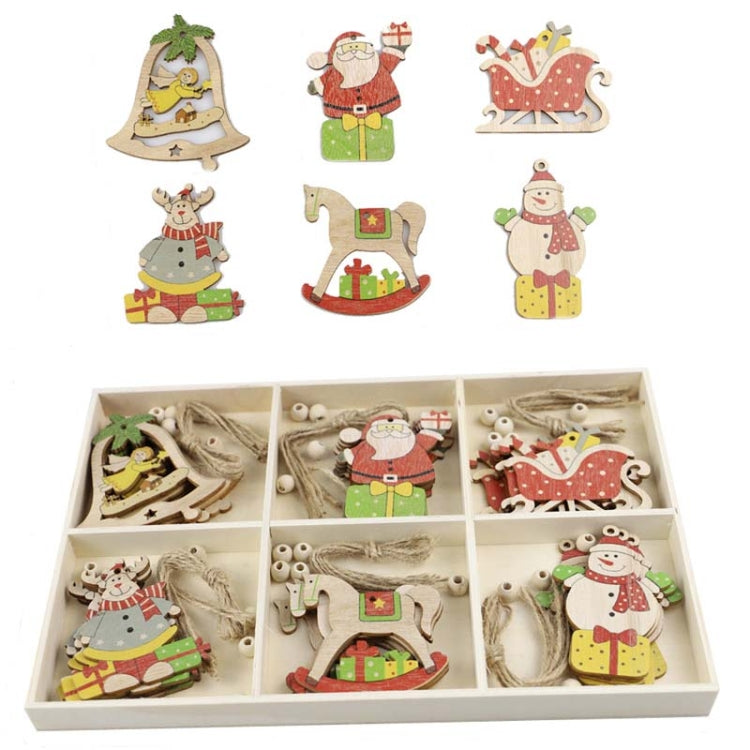 Christmas Creative DIY Decoration Gift Set  Handmade Wood Chip Pendant, JM02027, JM02028, JM02029, JM02030, JM02031, JM02032, JM02033, JM02034, JM02035, JM02036, JM02037, JM02038, JM02039, JM02040, JM02041