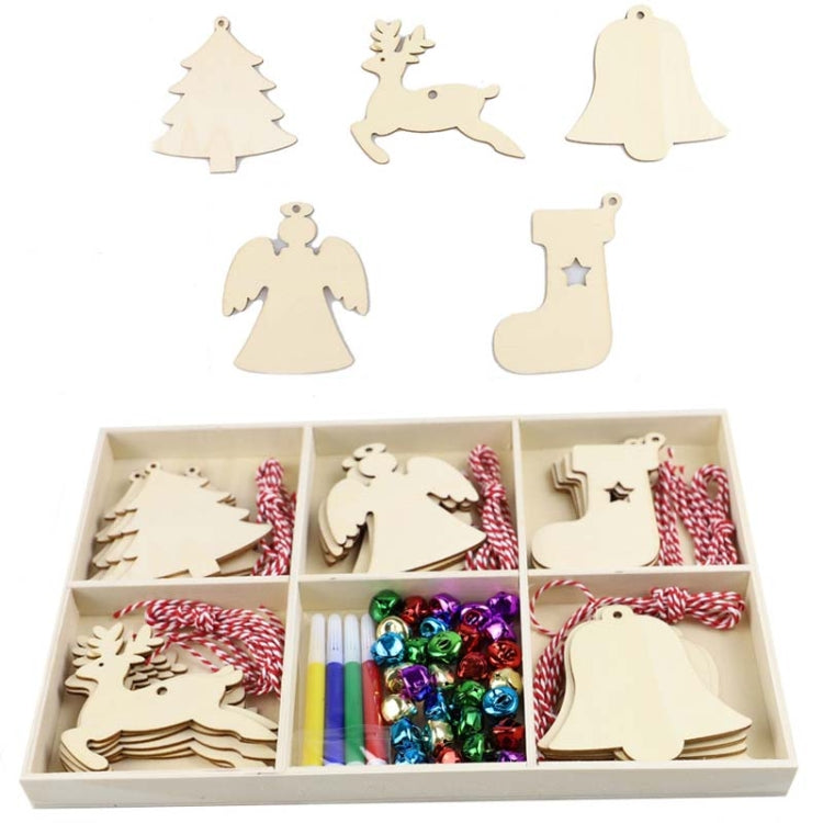 Christmas Creative DIY Decoration Gift Set  Handmade Wood Chip Pendant, JM02027, JM02028, JM02029, JM02030, JM02031, JM02032, JM02033, JM02034, JM02035, JM02036, JM02037, JM02038, JM02039, JM02040, JM02041