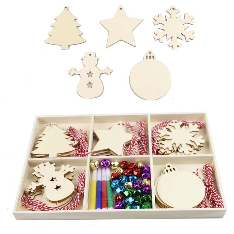 Christmas Creative DIY Decoration Gift Set  Handmade Wood Chip Pendant, JM02027, JM02028, JM02029, JM02030, JM02031, JM02032, JM02033, JM02034, JM02035, JM02036, JM02037, JM02038, JM02039, JM02040, JM02041