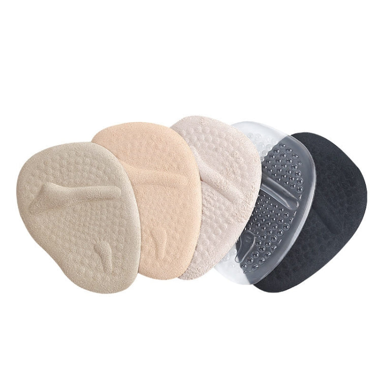 5 Pairs Sweat-Absorbent Breathable Non-Slip Forefoot Pad High Heels Anti-Pain Pad, Random Color Delivery, Free Size