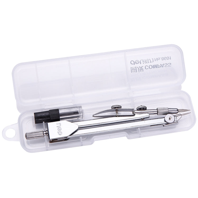 Stainless Steel Student Drawing Compass Math Geometry Tool (Included Box), Math Geometry Tool