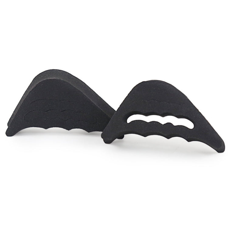 1 Pair Thickened Reduced Size Detachable Corrugated Soft Summer Forefoot Pad Toe Plug, Random Color Delivery