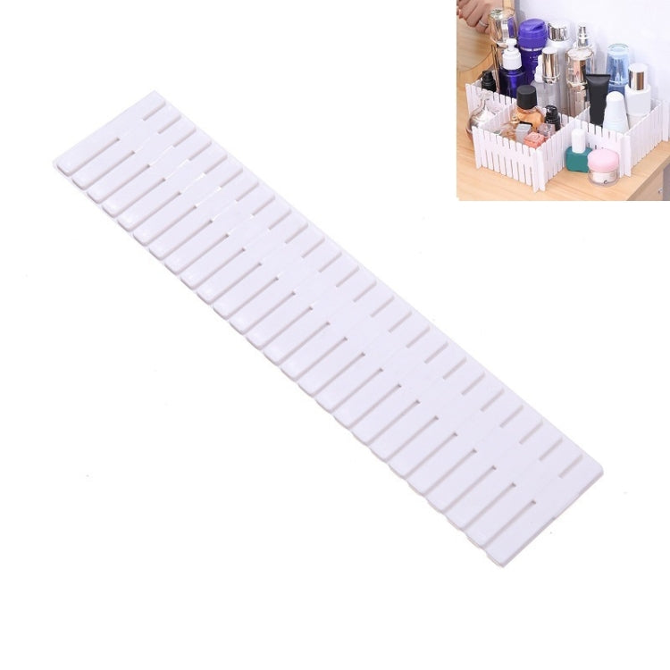 Plastic Drawer Divider Free Combination Classification Storage Board, 4pcs/Pack, 37x7cm, 47x7cm
