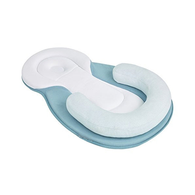 Baby Pillow Infant Newborn Mattress Pillow Baby Sleep Positioning Pad Prevent Flat Head Shape Anti Roll Pillows