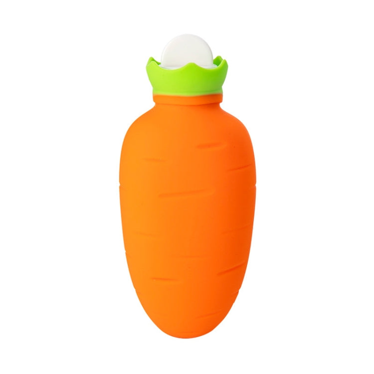 Carrot-Shaped Silicone Water Injection Warm Water Bag Winter Leak-Proof And Explosion-Proof Hand Warmer, Orange, White Pink, White Green, Light Green