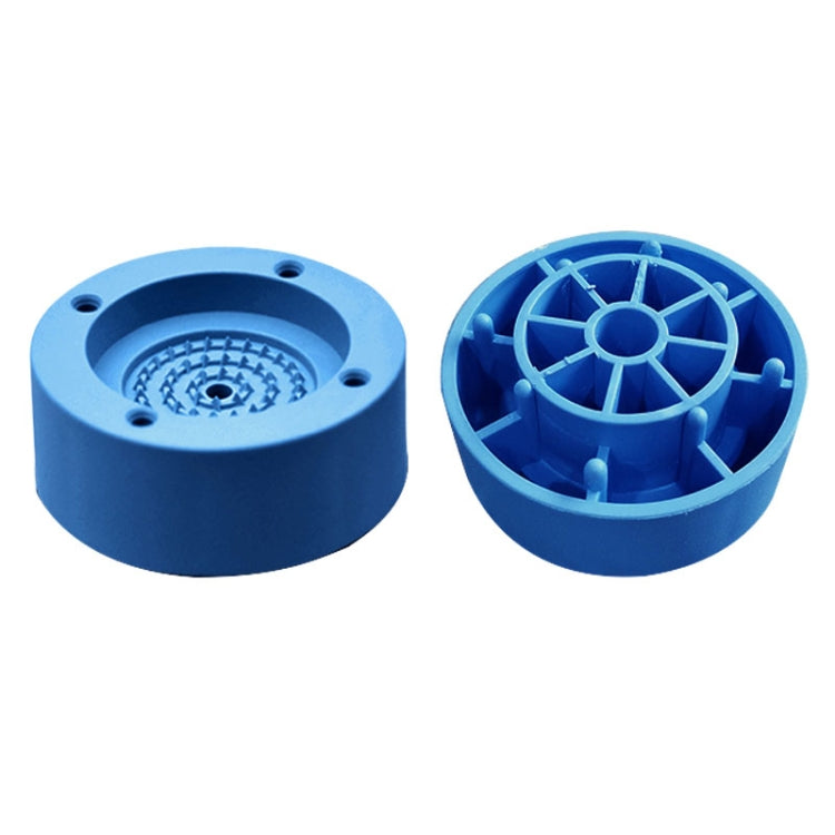 4 PCS / Set Furniture Home Appliance Washing Machine Rubber Foot Mat Moisture-Proof Shock Absorption Heightened Foot Mat Base, 2.5cm Plus Layer Gray, Adjustable Height About 8-9.5cm Gray, 2.5cm Plus Layer Blue, Adjustable Height About 8-9.5cm Blue