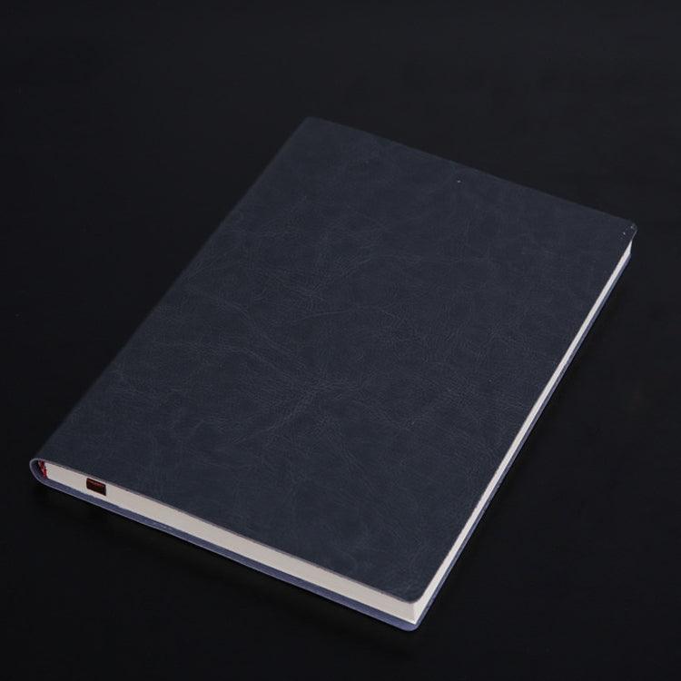 Notebook Student Notepad Diary Book Business Record Book PU Notebook, A5 Plain Weave Blue, A5 Plain Weave Cockscomb Red, A5 Plain Charred Tea Brown, A5 Plain Weave Black, A5 Plain Weave Bitter Tea Red, A5 Plain Weave Nile Blue, A5 Plain Weave Horn Gray...