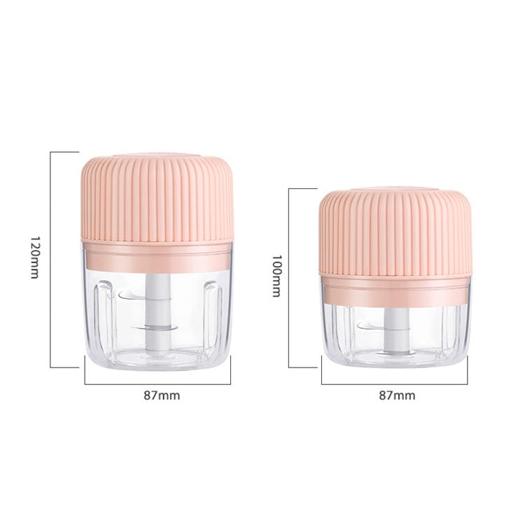 Household Vegetable Cutting Electric USB Garlic Masher Baby Mini Cooking Machine Baby Food Supplement Machine, 100ml, 250ml, 100ml + 250ml