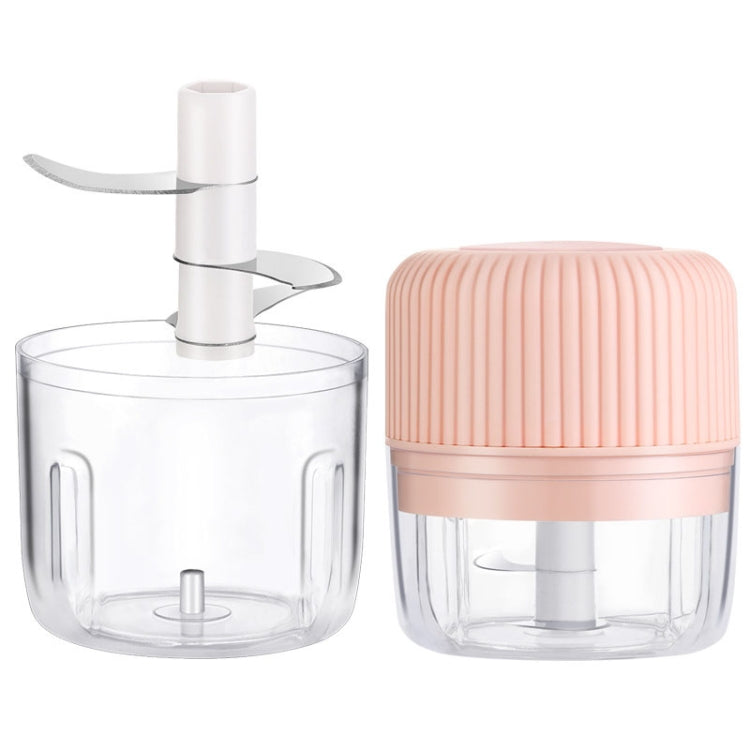 Household Vegetable Cutting Electric USB Garlic Masher Baby Mini Cooking Machine Baby Food Supplement Machine, 100ml, 250ml, 100ml + 250ml