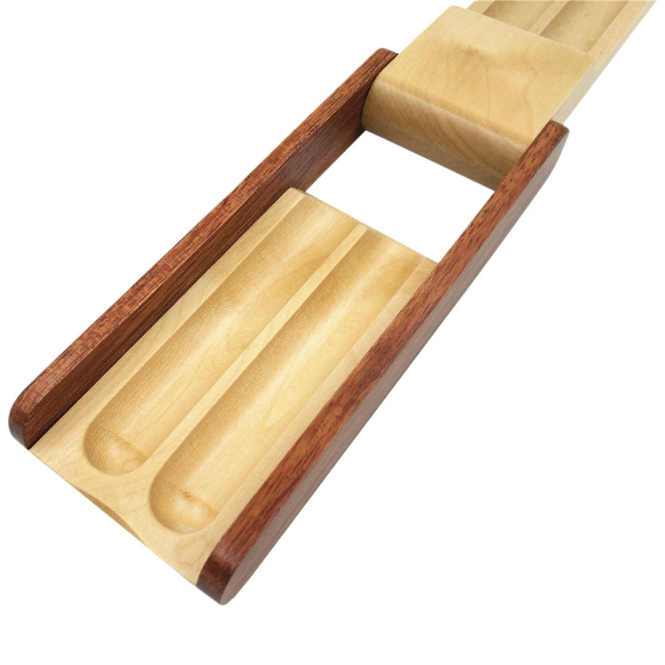 Creative Maple Pen Set with Wooden Pen Box Student Stationery Office Gifts, 2PCS Ballpoint Pen+Pen Box