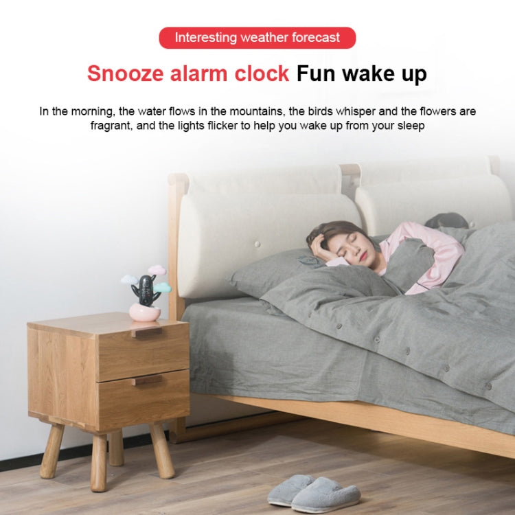 Cloud Weather Time Light Multifunctional Smart Induction Child Wake Up Alarm Clock