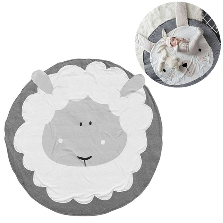 Baby Infant Play Mats Kids Crawling Carpet Floor Rug Baby Bedding Rabbit Blanket Cotton Game Pad Children Room Decor, Grey Rabbit, Fox, Koala, Lion, Deer, Sheep, Swan, Unicorn, Giraffe, Panda, Penguin, Butterfly, Tiger, Bear, Pink Rabbit