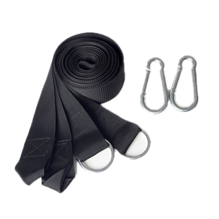 Outdoor Camping Hiking Must-Have Hammock Strap Rope Metal Buckle Load Tie Rope, Random Color Delivery, PJ077 Hammock Rope