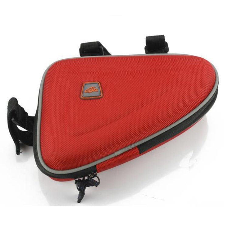 CBR  EVA Hard Shell Bag Mountain Bike Bicycle Triangle Bag Saddle Bag, Red, Black, Gray
