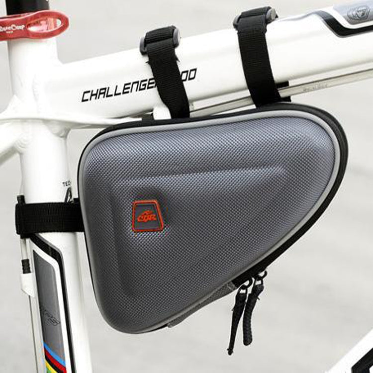 CBR  EVA Hard Shell Bag Mountain Bike Bicycle Triangle Bag Saddle Bag, Red, Black, Gray