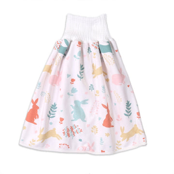 Baby Water-Proof And Leak-Proof Cloth Diapers Children Washable Cotton Cloth Bed-Wetting Skirt Pants, L