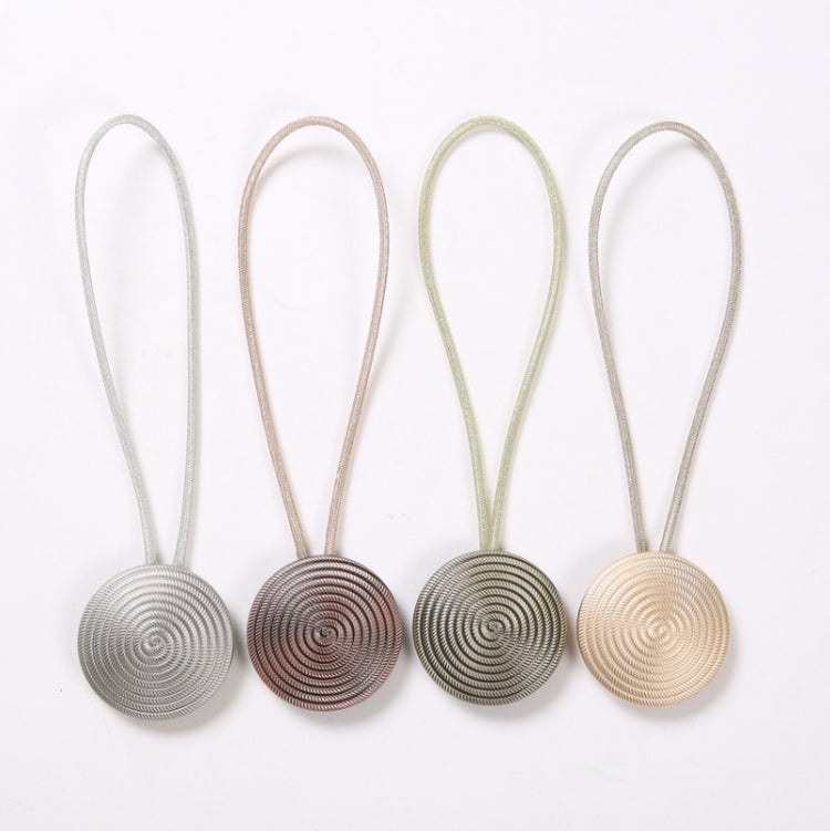 E003 Metal Curtain Magnetic Buckle Strap Curtain Clip Bedroom Living Room Free Perforated Curtain Buckle, Gold, Silver, Blu Ancient, Red Ancient