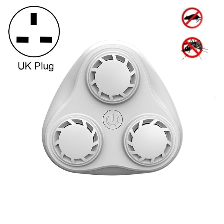 BG310 3-Horn Ultrasonic Automatic Frequency Conversion Mouse Repeller/Insect Repellent/Mosquito Repellent, US Plug 110V, EU Plug 220V, AU Plug 220V, UK Plug 220V, JP Plug 110V