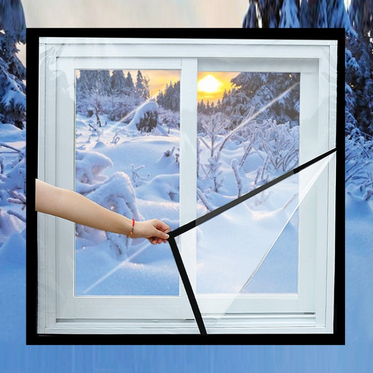 Window Windproof Warm Film Indoor Air Leakage Soundproof Double-Layer Insulation, 1.0x1.0M, 1.2x0.8M, 1.2x1.0 M, 1.2x1.2M, 1.2x1.5M, 1.2x2.0M, 1.3x1.5M, 1.4x1.8M, 1.5x1.0M, 1.5x1.5M, 1.5x1.8M, 1.5x2.0M, 1.6x1.2, 1.6x1.4M, 1.6x1.6M, 1.6x1.8M, 1.6x2.2M  ...