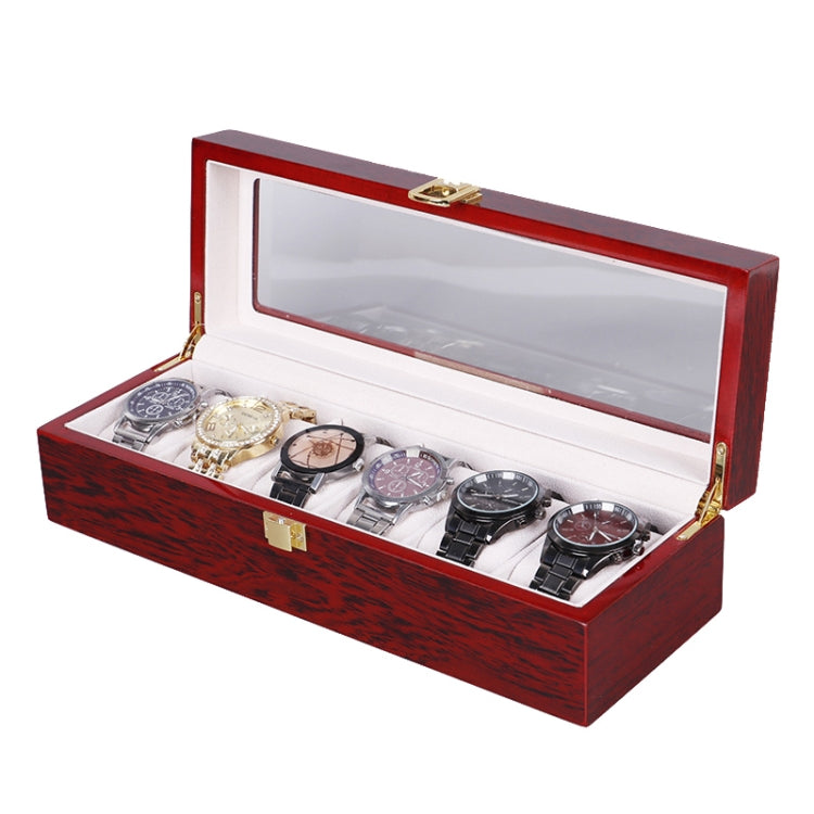 Wooden Baking Paint Watch Box Jewelry Storage Display Box, 2-bit Spray Paint, 3-bit Spray Paint, 5-bit Paint, 6-bit Paint, 10-bit Paint, 12-bit Paint, 20-bit Paint, 6+3 Double-layer Paint, 24-bit Paint, 06 Black + Rice Matte, 10-bit Black + Rice Matte ...