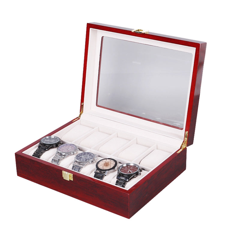 Wooden Baking Paint Watch Box Jewelry Storage Display Box, 2-bit Spray Paint, 3-bit Spray Paint, 5-bit Paint, 6-bit Paint, 10-bit Paint, 12-bit Paint, 20-bit Paint, 6+3 Double-layer Paint, 24-bit Paint, 06 Black + Rice Matte, 10-bit Black + Rice Matte ...