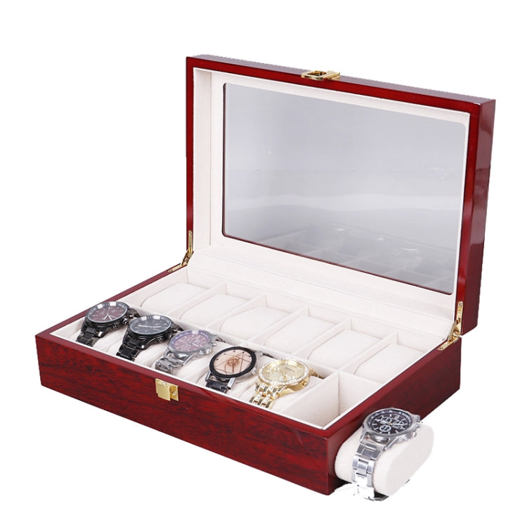 Wooden Baking Paint Watch Box Jewelry Storage Display Box, 2-bit Spray Paint, 3-bit Spray Paint, 5-bit Paint, 6-bit Paint, 10-bit Paint, 12-bit Paint, 20-bit Paint, 6+3 Double-layer Paint, 24-bit Paint, 06 Black + Rice Matte, 10-bit Black + Rice Matte ...