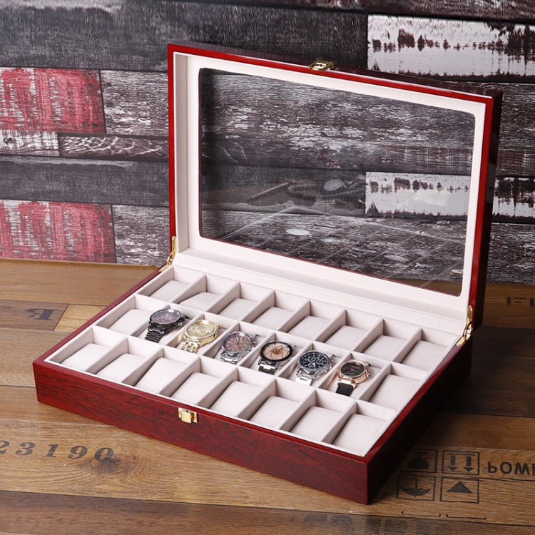 Wooden Baking Paint Watch Box Jewelry Storage Display Box, 2-bit Spray Paint, 3-bit Spray Paint, 5-bit Paint, 6-bit Paint, 10-bit Paint, 12-bit Paint, 20-bit Paint, 6+3 Double-layer Paint, 24-bit Paint, 06 Black + Rice Matte, 10-bit Black + Rice Matte ...