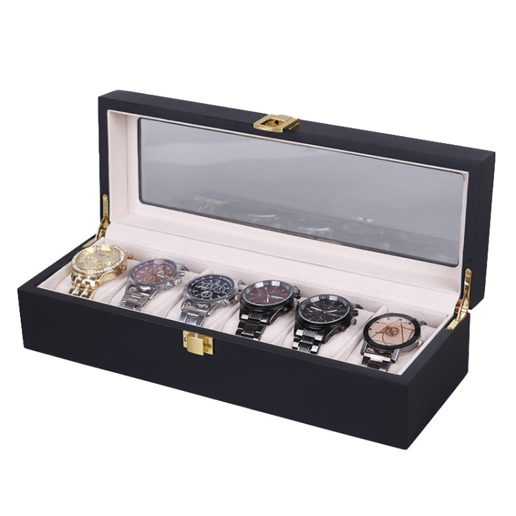 Wooden Baking Paint Watch Box Jewelry Storage Display Box, 2-bit Spray Paint, 3-bit Spray Paint, 5-bit Paint, 6-bit Paint, 10-bit Paint, 12-bit Paint, 20-bit Paint, 6+3 Double-layer Paint, 24-bit Paint, 06 Black + Rice Matte, 10-bit Black + Rice Matte ...