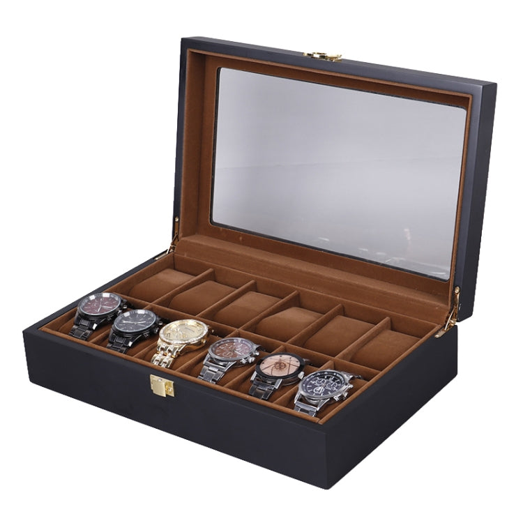 Wooden Baking Paint Watch Box Jewelry Storage Display Box, 2-bit Spray Paint, 3-bit Spray Paint, 5-bit Paint, 6-bit Paint, 10-bit Paint, 12-bit Paint, 20-bit Paint, 6+3 Double-layer Paint, 24-bit Paint, 06 Black + Rice Matte, 10-bit Black + Rice Matte ...