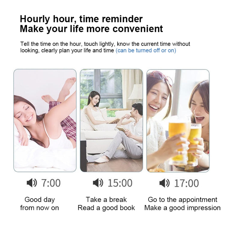 ZKLiLi Lazy Snooze Applet Alarm Clock Bedside Bluetooth Multifunctional Silent Digital Alarm Clock, Blue, Pink, Gray