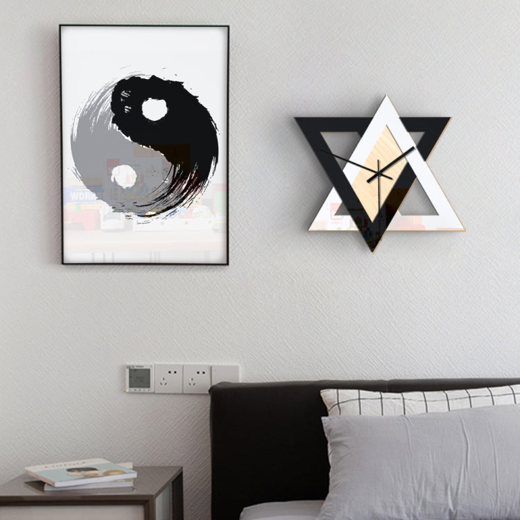 Personality Creative Wall Clock Retro Silent Minimalist Decorative Clock, Retro Silent Clock