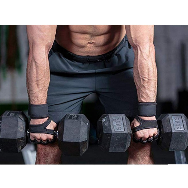 Half-Finger Sports Gloves Non-Slip Silicone Fitness Equipment Gloves Sports Compression Wristbands, S（Black）, M（Black）, L （Black）, XL （Black）