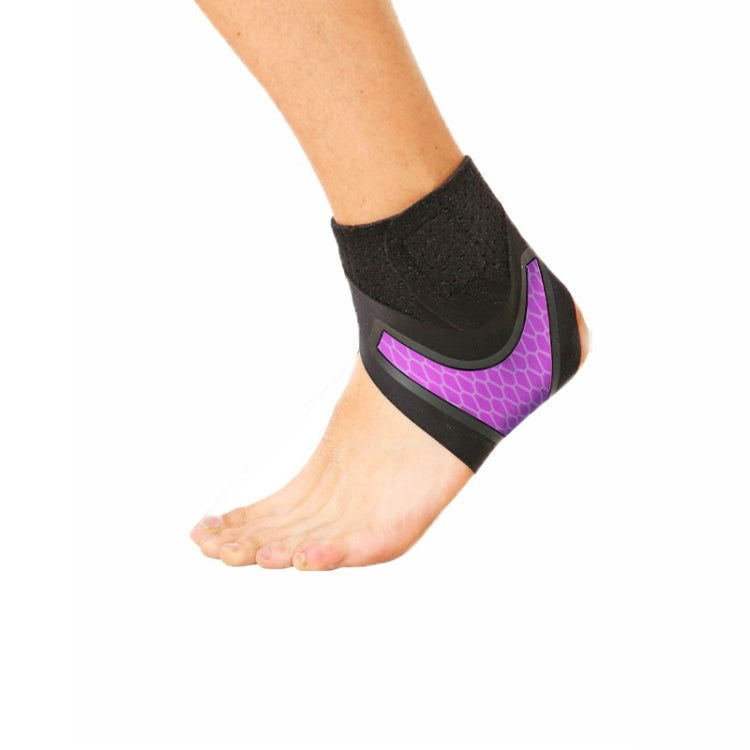 Neoprene Sports Ankle Support Ankle Compression Fixed Support Protective Strap, Left Foot (Black), Right Foot (Black), Left Foot (Green), Right Foot (Green), Left Foot (Purple), Right Foot (Purple)