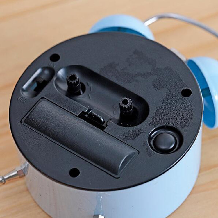 Cartoon Alarm Clock Ringing At The Bedside Of Students Metal Alarm Clock With Night Light, Color Random Deilvery, Cartoon Alarm Clock
